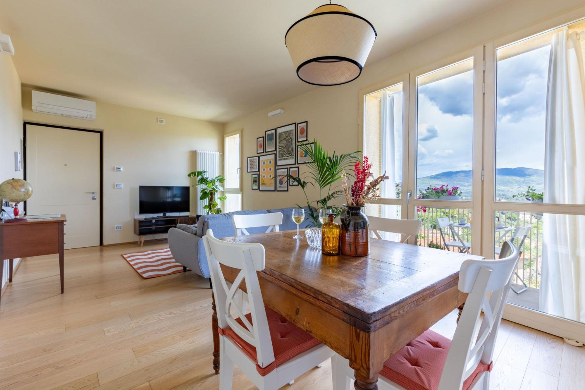 Gladys, Appartamento Con Vista A Fiesole Buitenkant foto