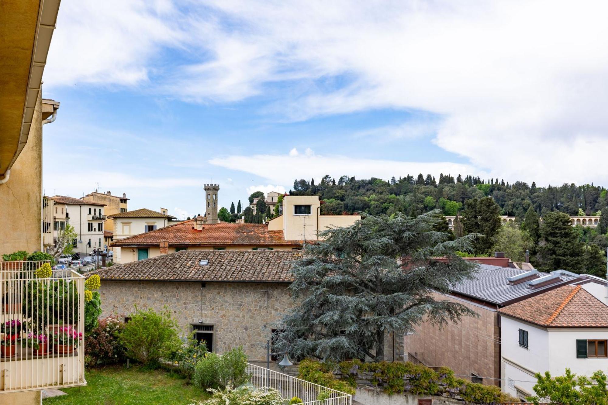 Gladys, Appartamento Con Vista A Fiesole Buitenkant foto